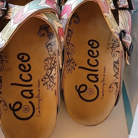 Calceo Owl clogs WCAL133 Women's sz 36 /US 5.5 NIB - Picture 4 of 8